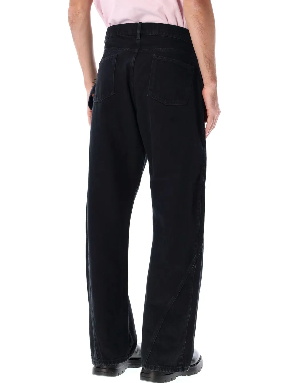 Jw Anderson Twisted Workwear Denim Jeans