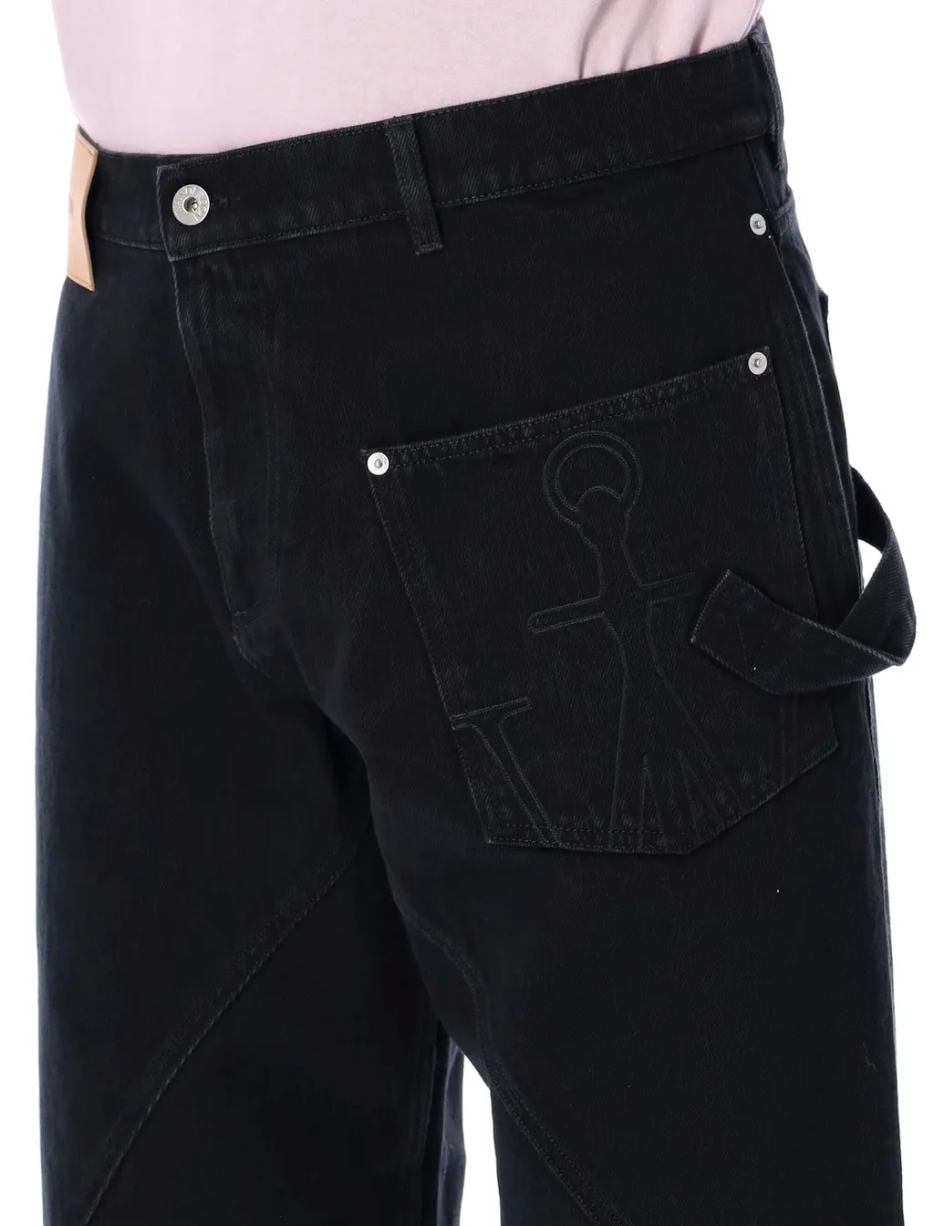 Jw Anderson Twisted Workwear Denim Jeans