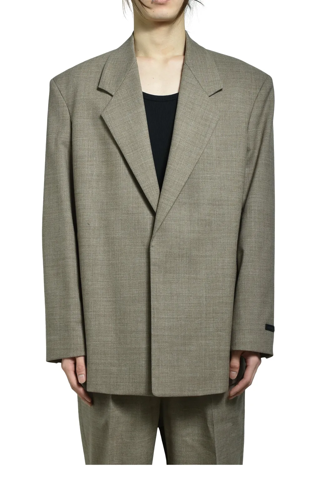 Single Breasted Blazer / Dune Pearl