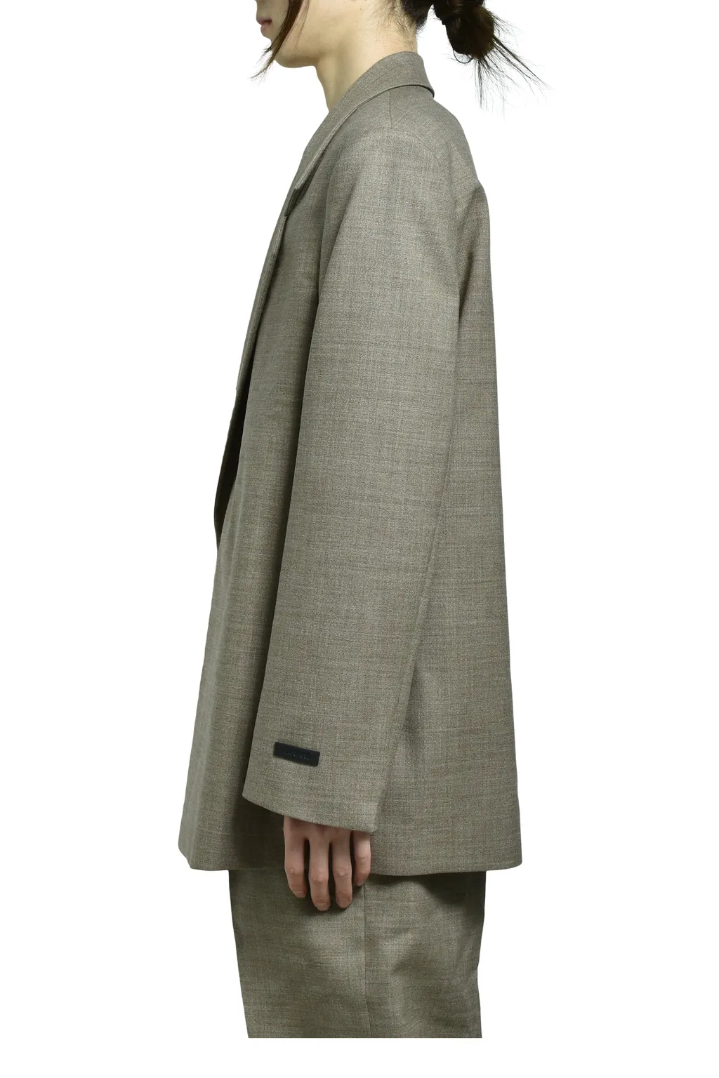 Single Breasted Blazer / Dune Pearl