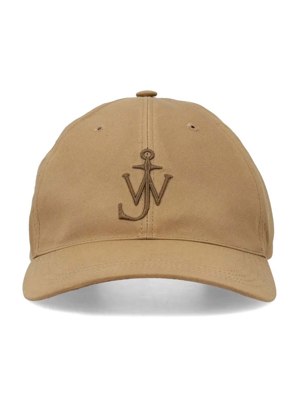 Jw Anderson Logo Embroidered Curved Peak Cap
