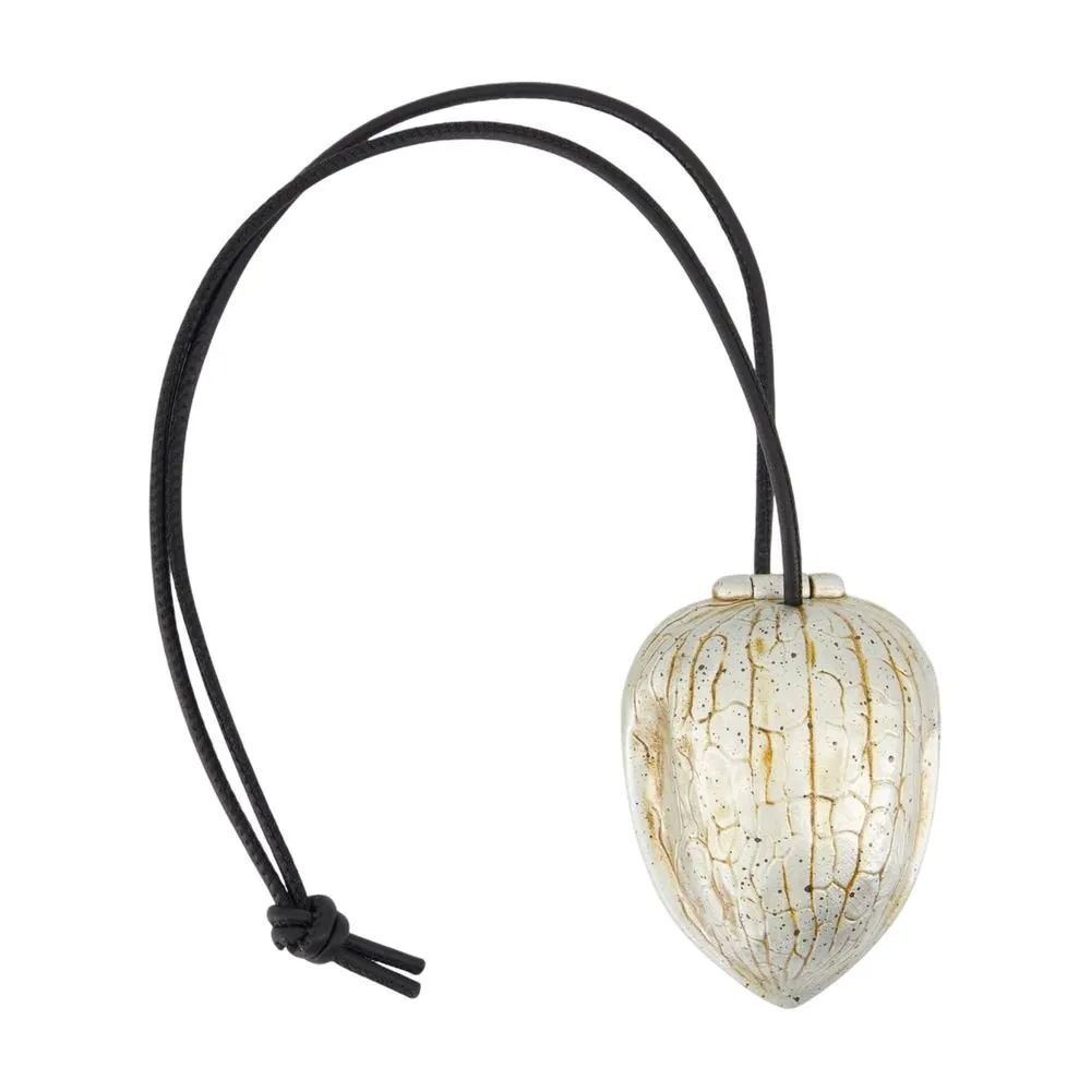 Jw Anderson Walnut Charm Keyring
