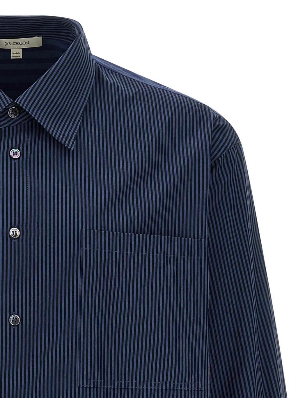 Jw Anderson Patchwork Striped Shirt