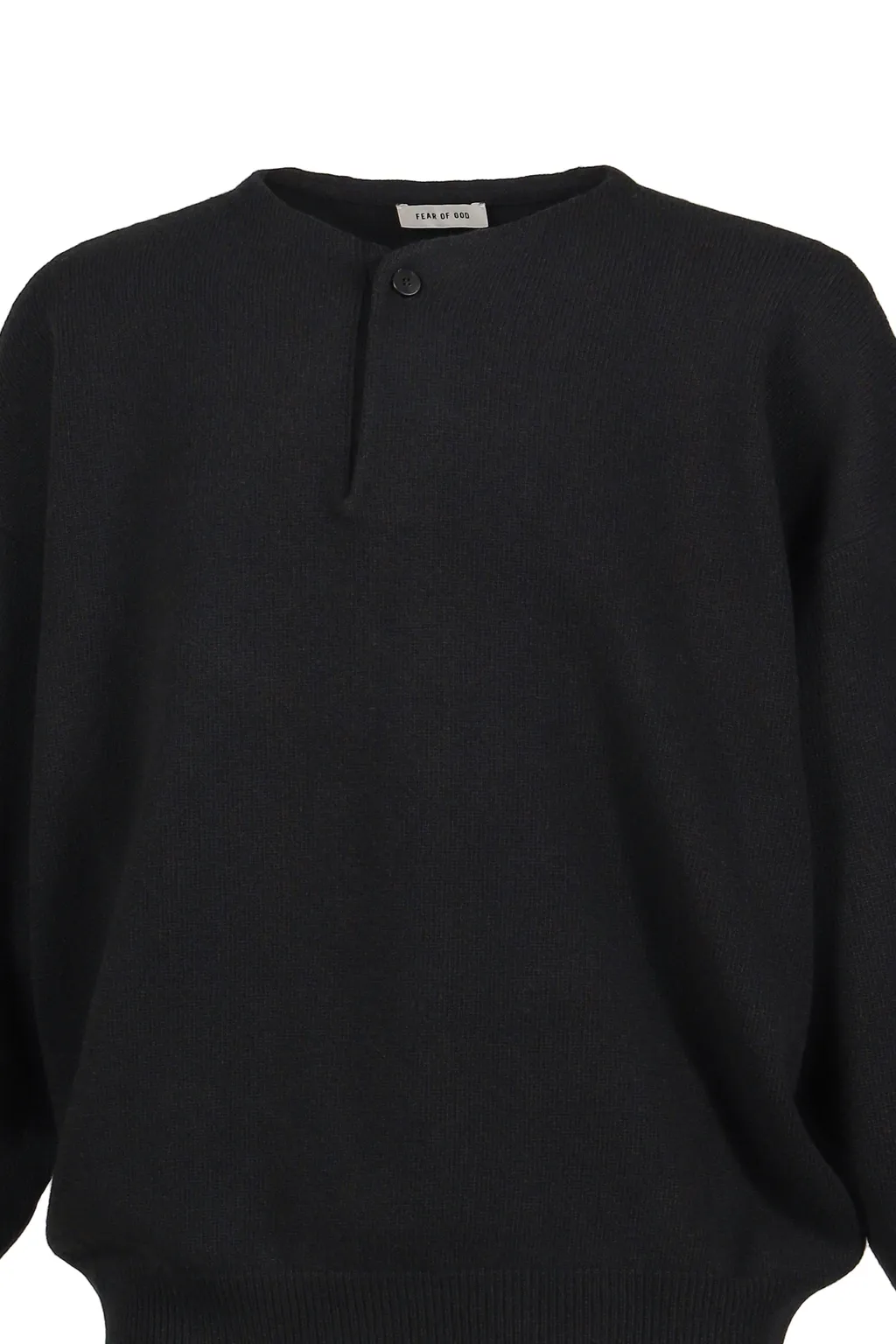 Henley Sweater / Black