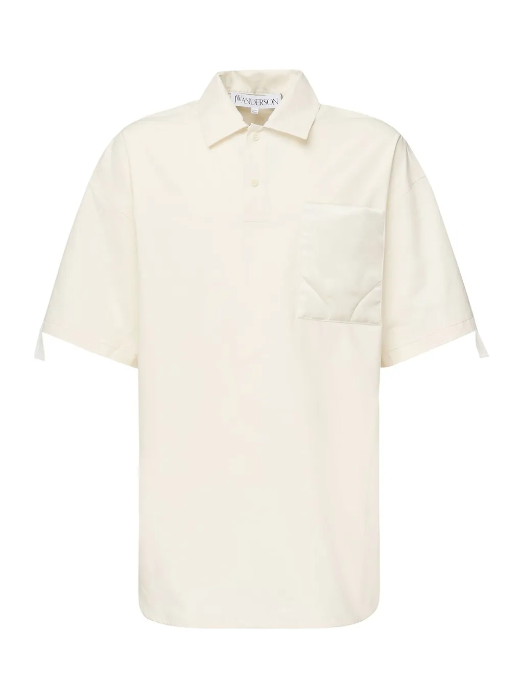 Jw Anderson Quilted-Pocket Short-Sleeved Polo Shirt