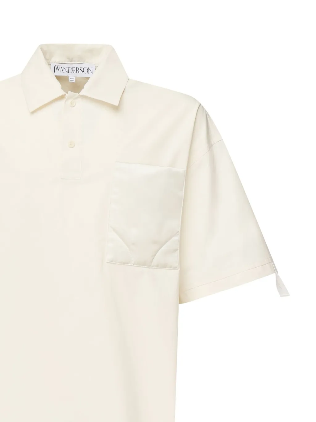 Jw Anderson Quilted-Pocket Short-Sleeved Polo Shirt