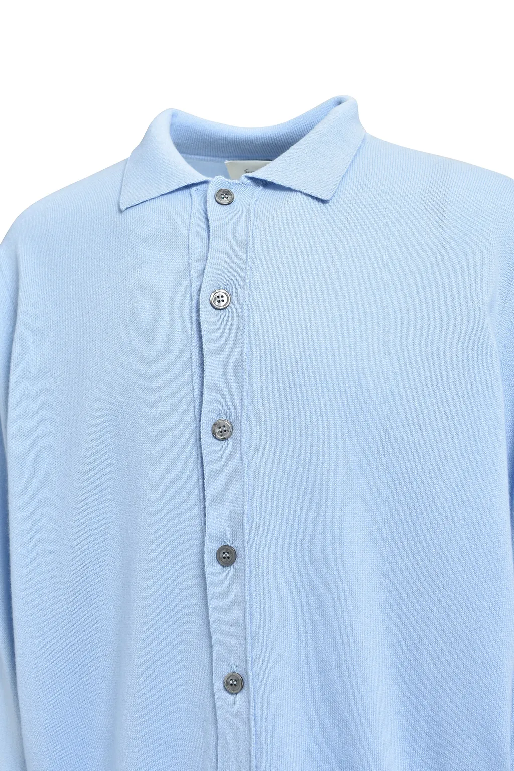 Frankie Button Down Polo / Baby Blu