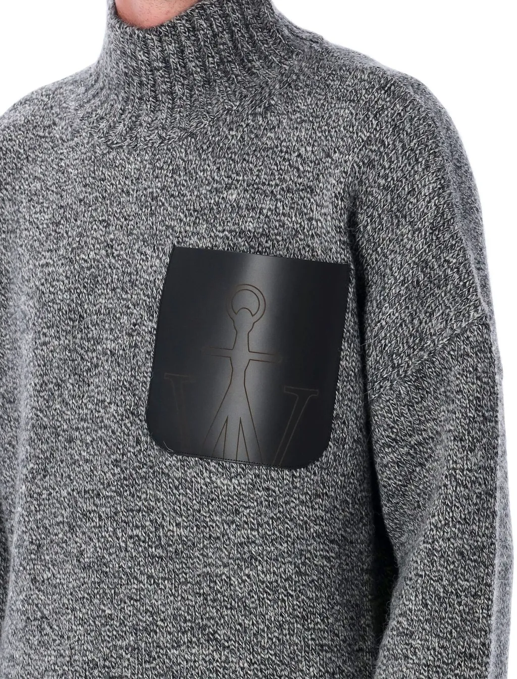 Jw Anderson Patch Pocket Turtleneck Knitted Jumper