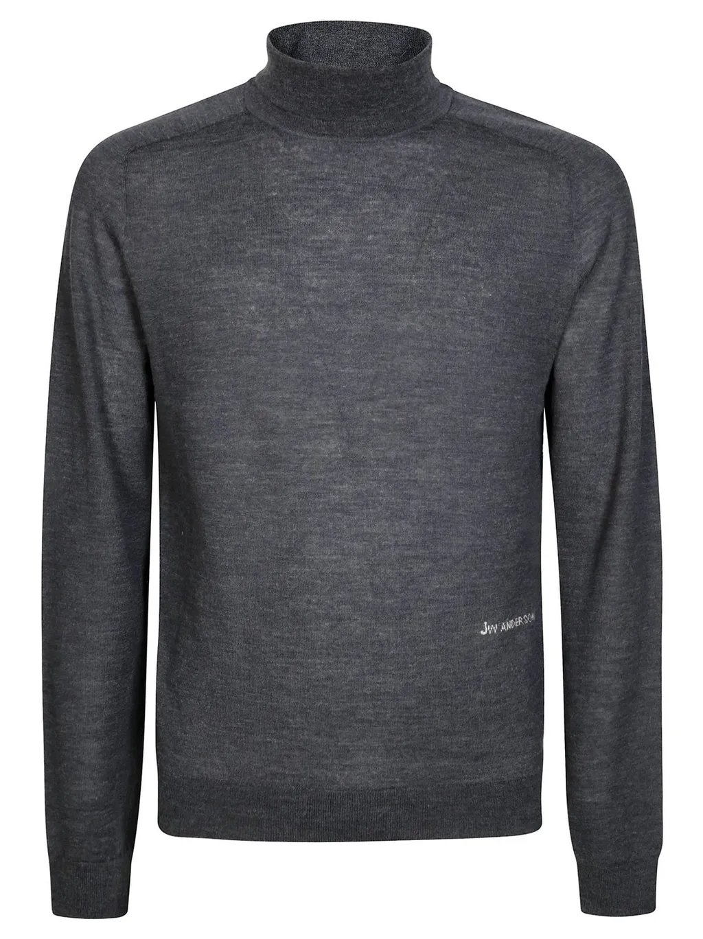 Jw Anderson Logo Intarsia Turtleneck Jumper