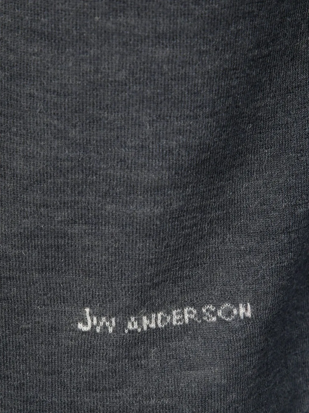 Jw Anderson Logo Intarsia Turtleneck Jumper