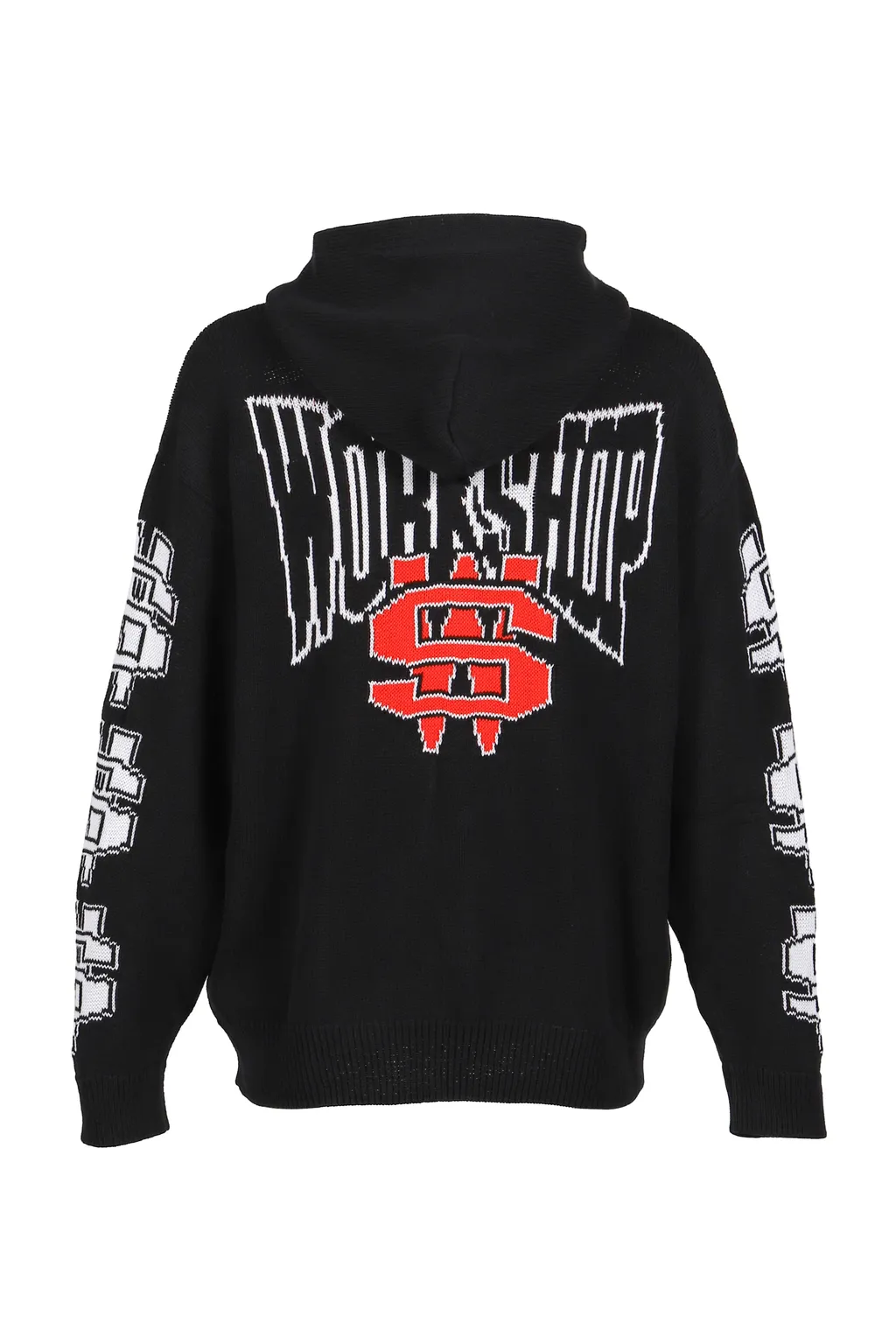One Dollar Bill Knit Hoodie / Blk