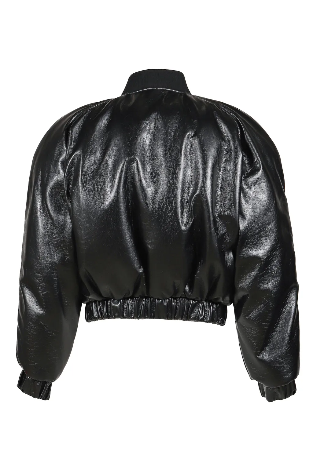 Grainy Faux Leather / Black