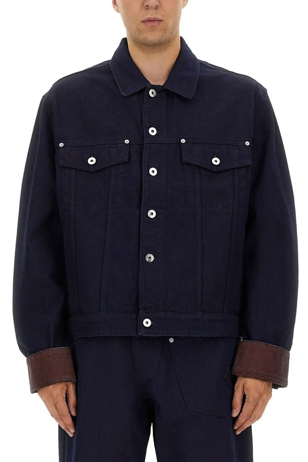 Jw Anderson Turn-Up Cuff Denim Jacket