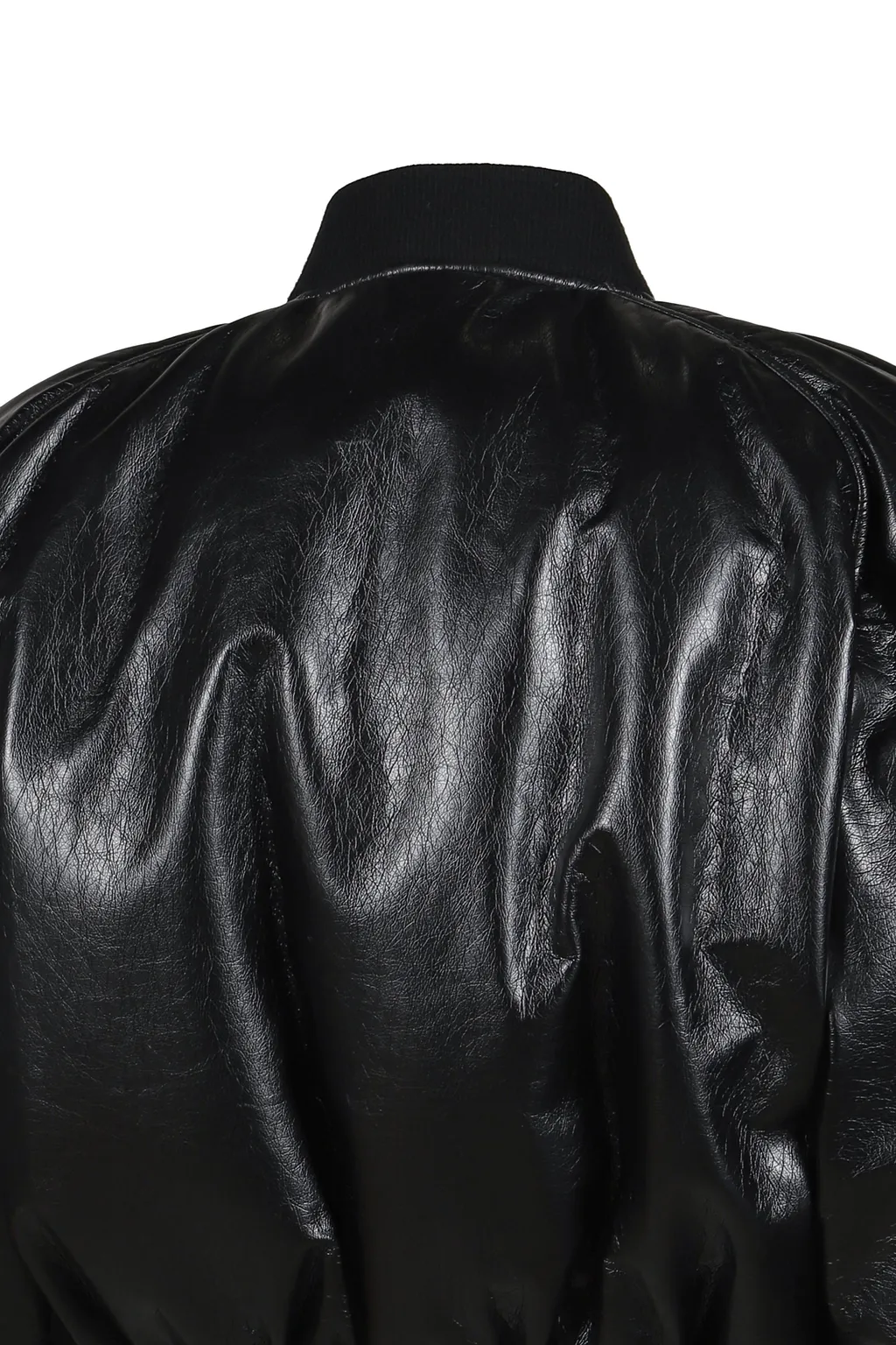 Grainy Faux Leather / Black