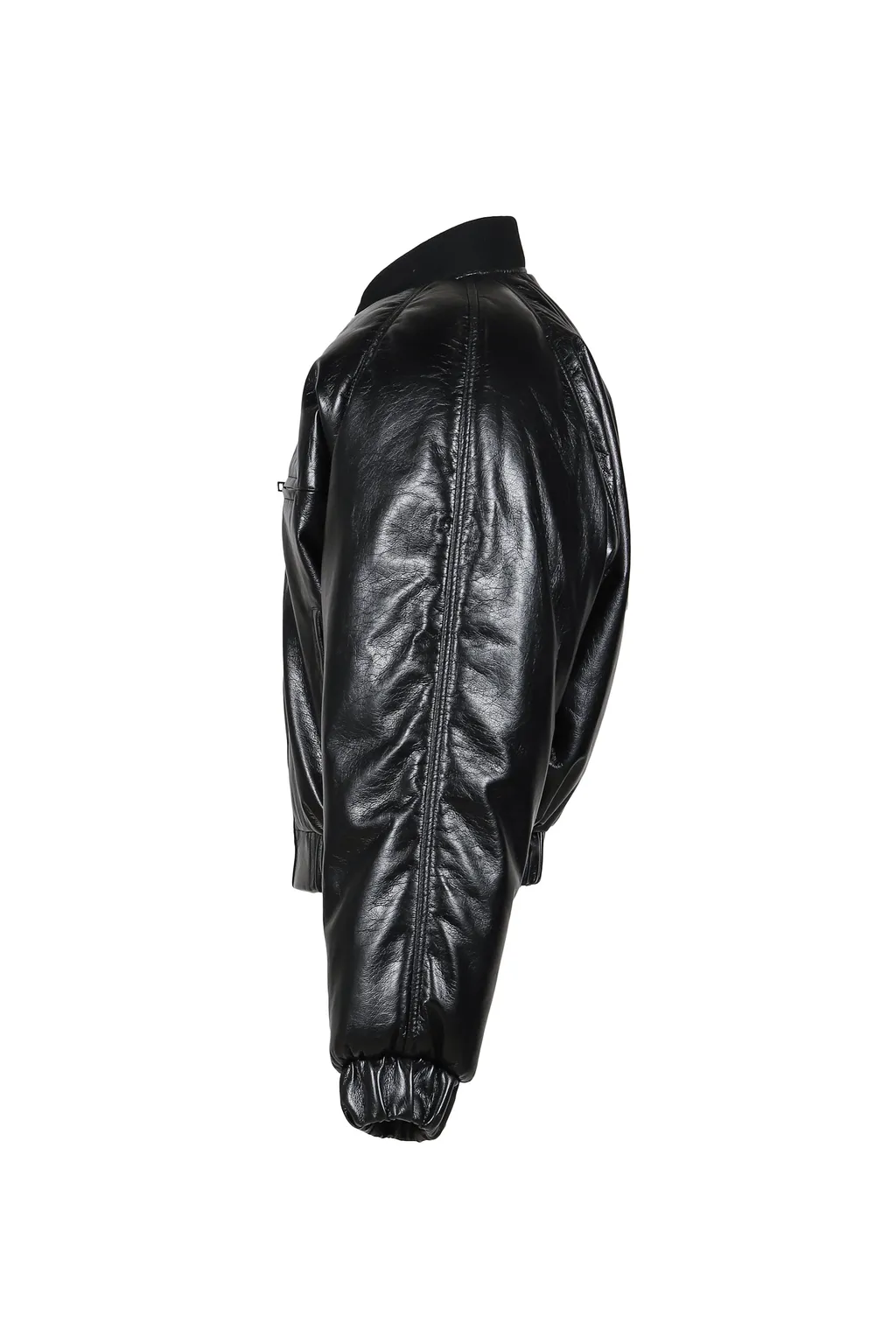 Grainy Faux Leather / Black
