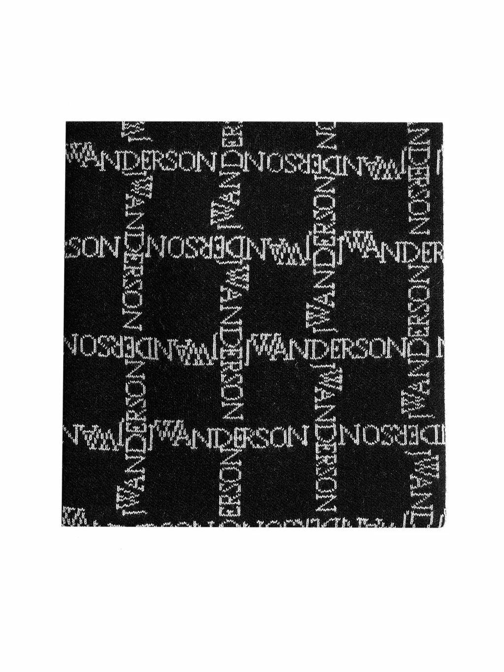 Jw Anderson Logo Grid Zipped Neckband