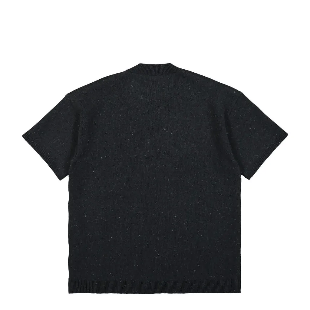 Jw Anderson Barcode-Motif Crew-Neck Knitted T-Shirt