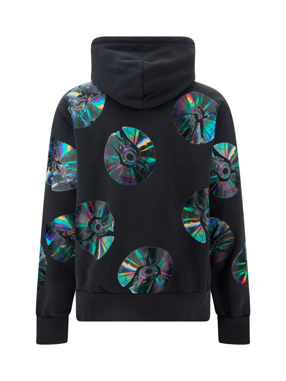 Jw Anderson Smashed Disc Drawstring Hoodie
