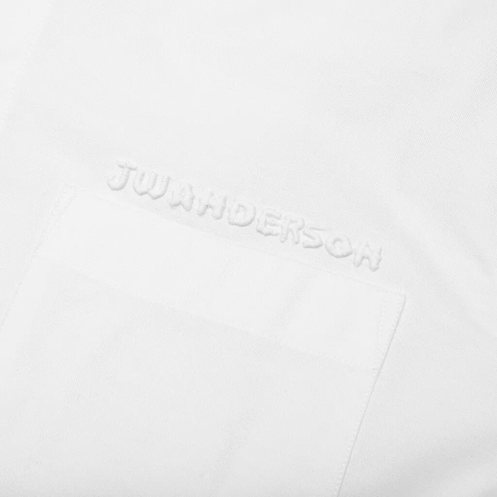 Jw Anderson Classic Fit Logo Pocket Shirt