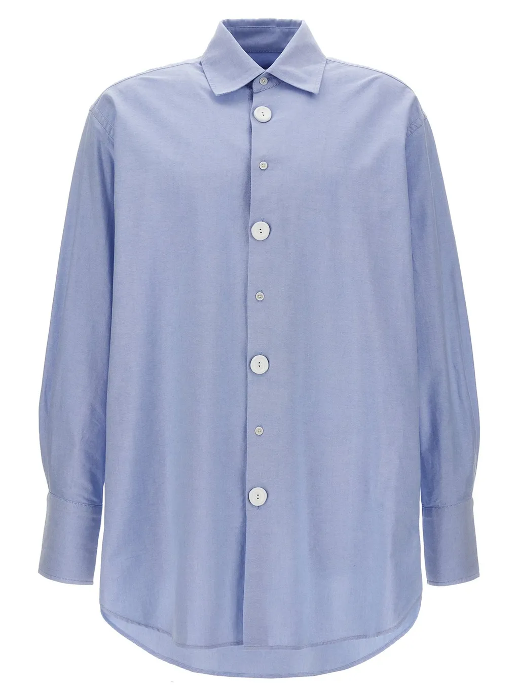 Jw Anderson Logo Embroidered Oversized Shirt