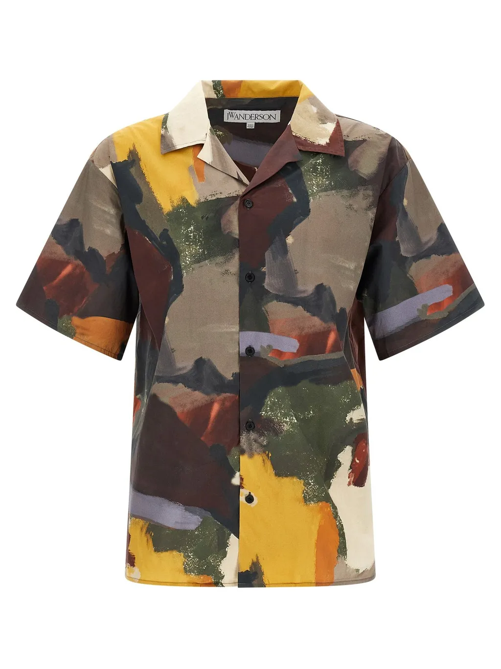 Jw Anderson Abstract-Print Buttoned Shirt