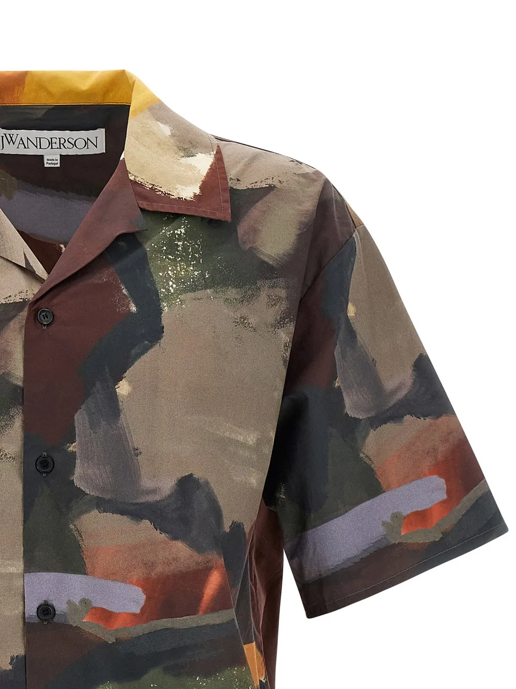 Jw Anderson Abstract-Print Buttoned Shirt