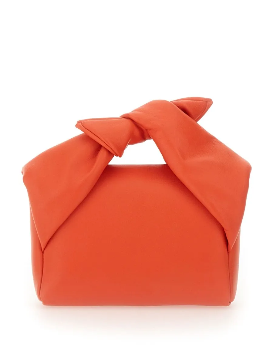Jw Anderson Small Bow Twister Top Handle Bag
