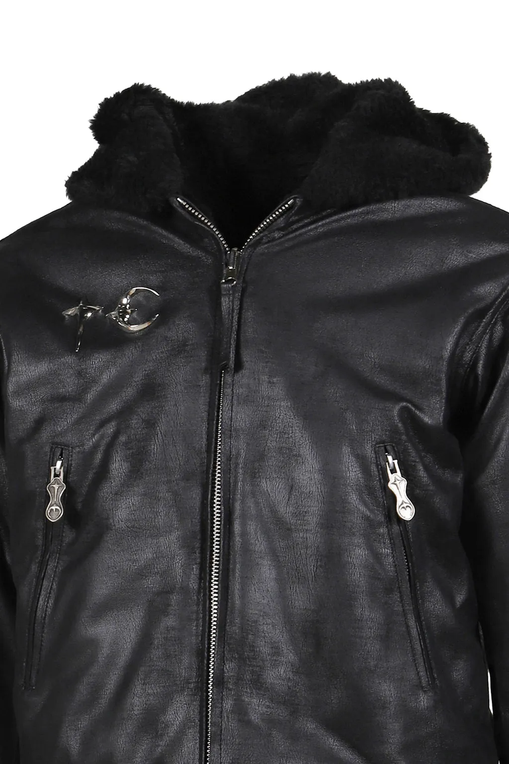 Tc Reversible Shearling Jacket / Blk