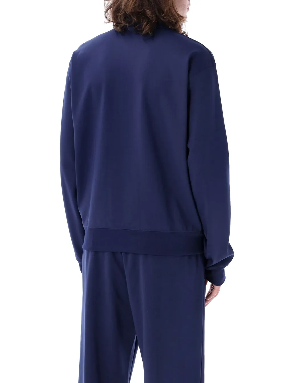Jw Anderson Anchor Patch Half-Zip Sweatshirt
