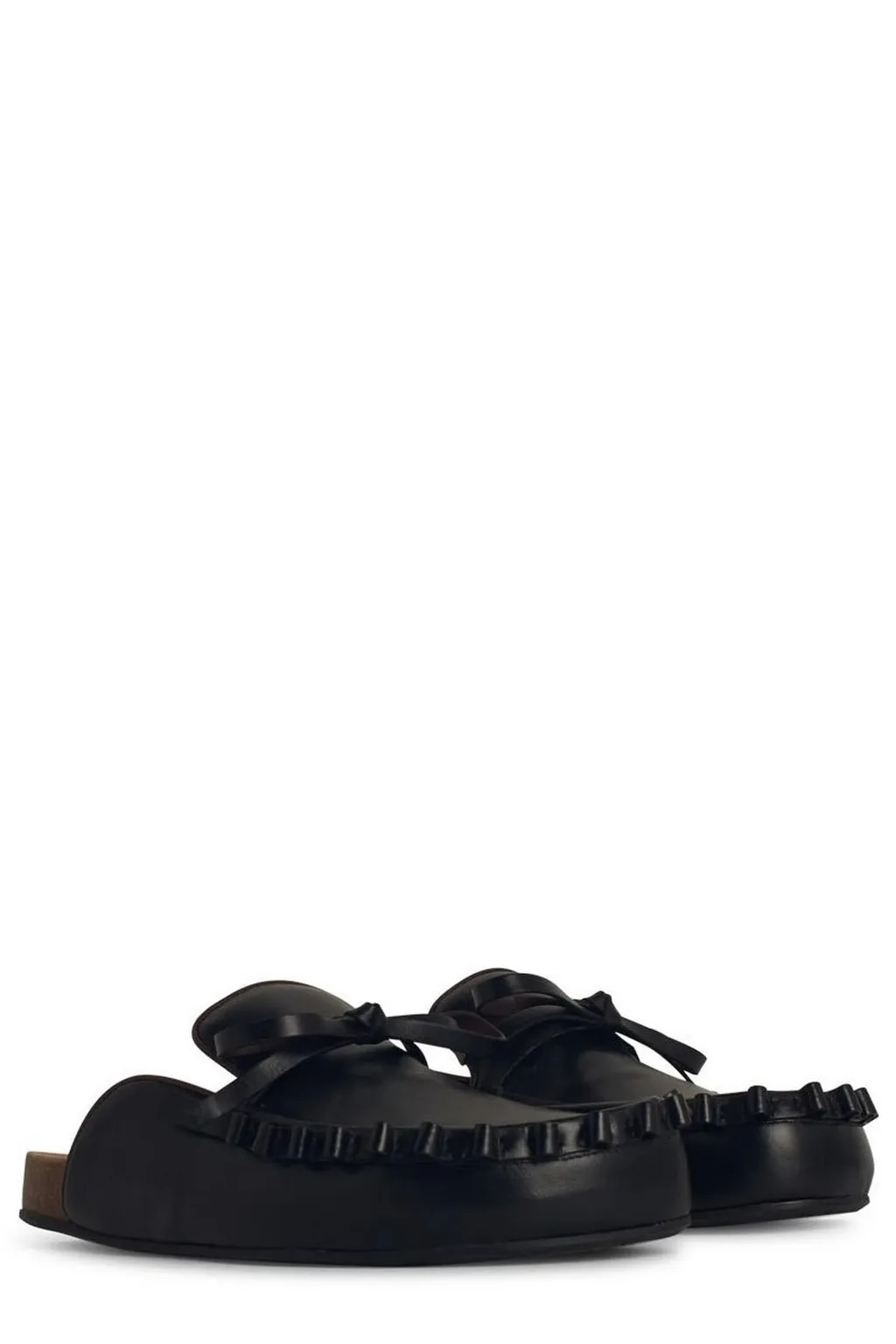 Jw Anderson Ruffle Loafer Mules