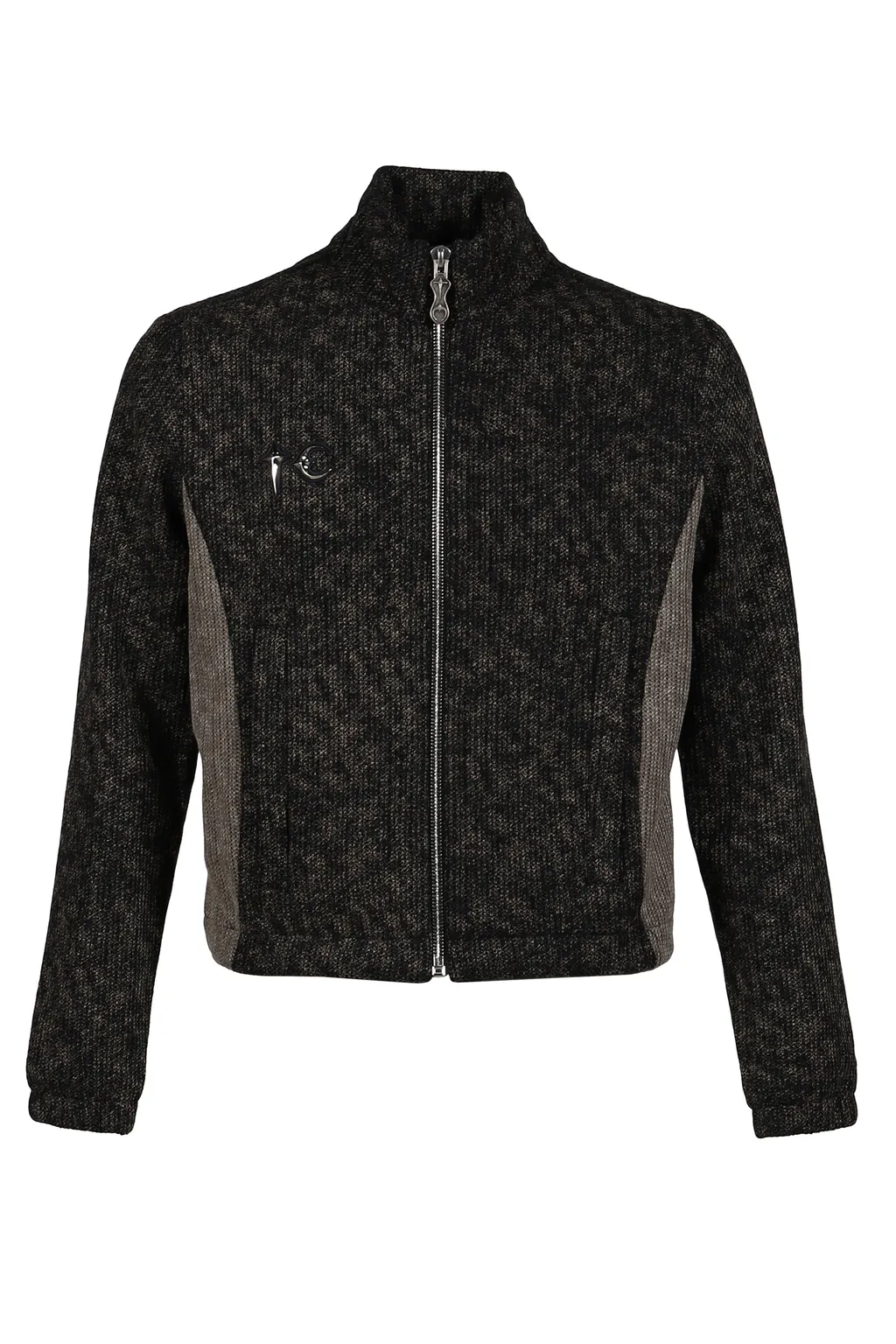 Devil Peace Patch Knit Jacket / Blk