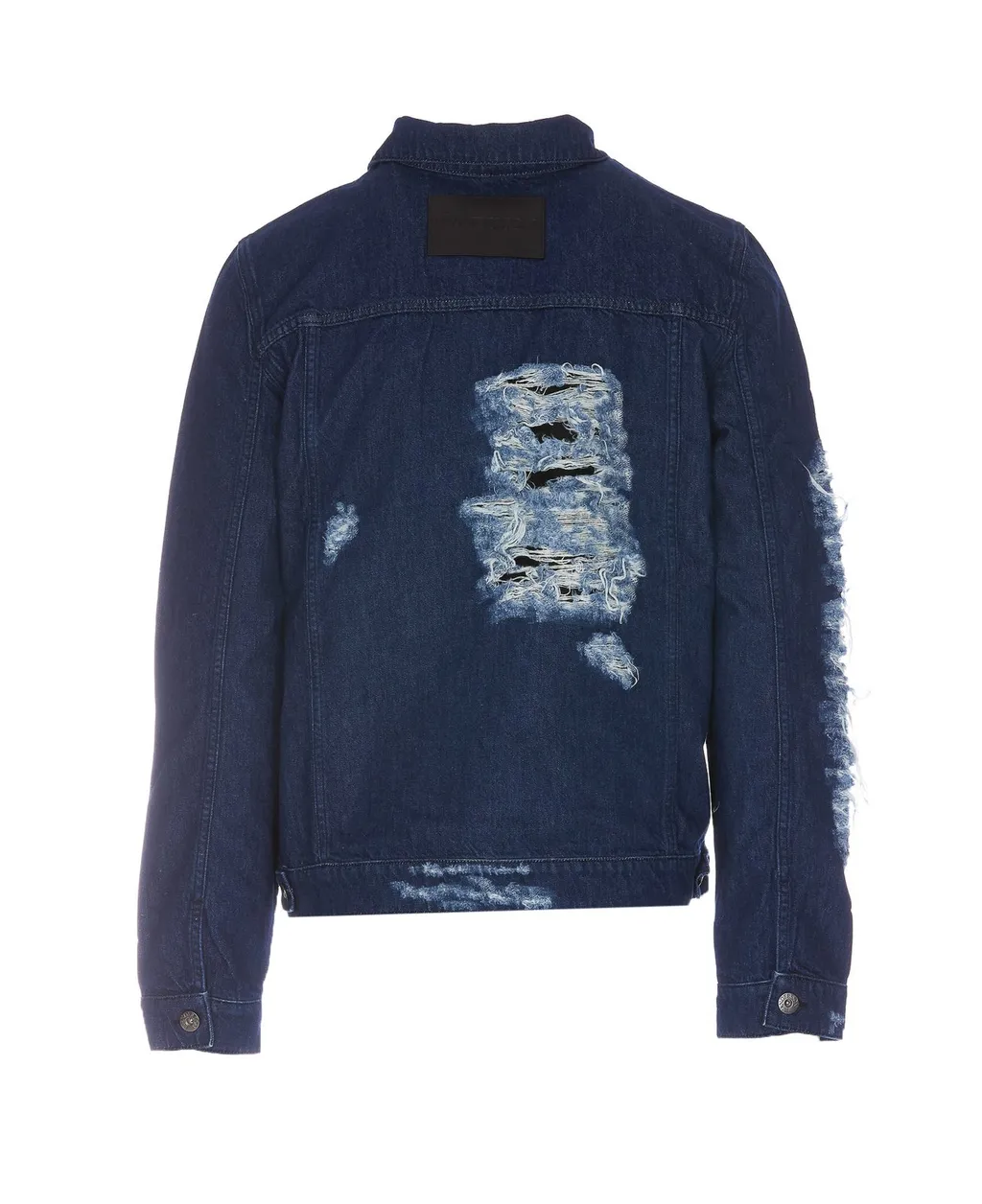 Jw Anderson Distressed Button-Up Denim Jacket