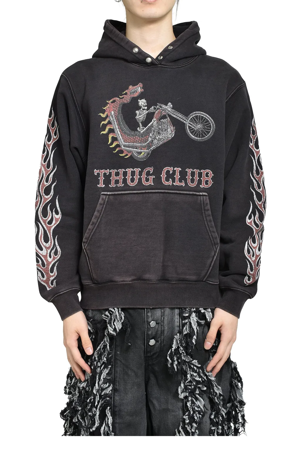 Dragon Chopper Hoodie / Black