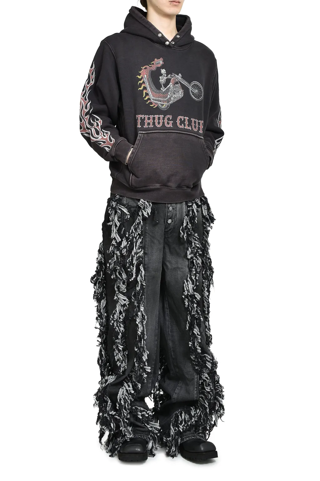Dragon Chopper Hoodie / Black