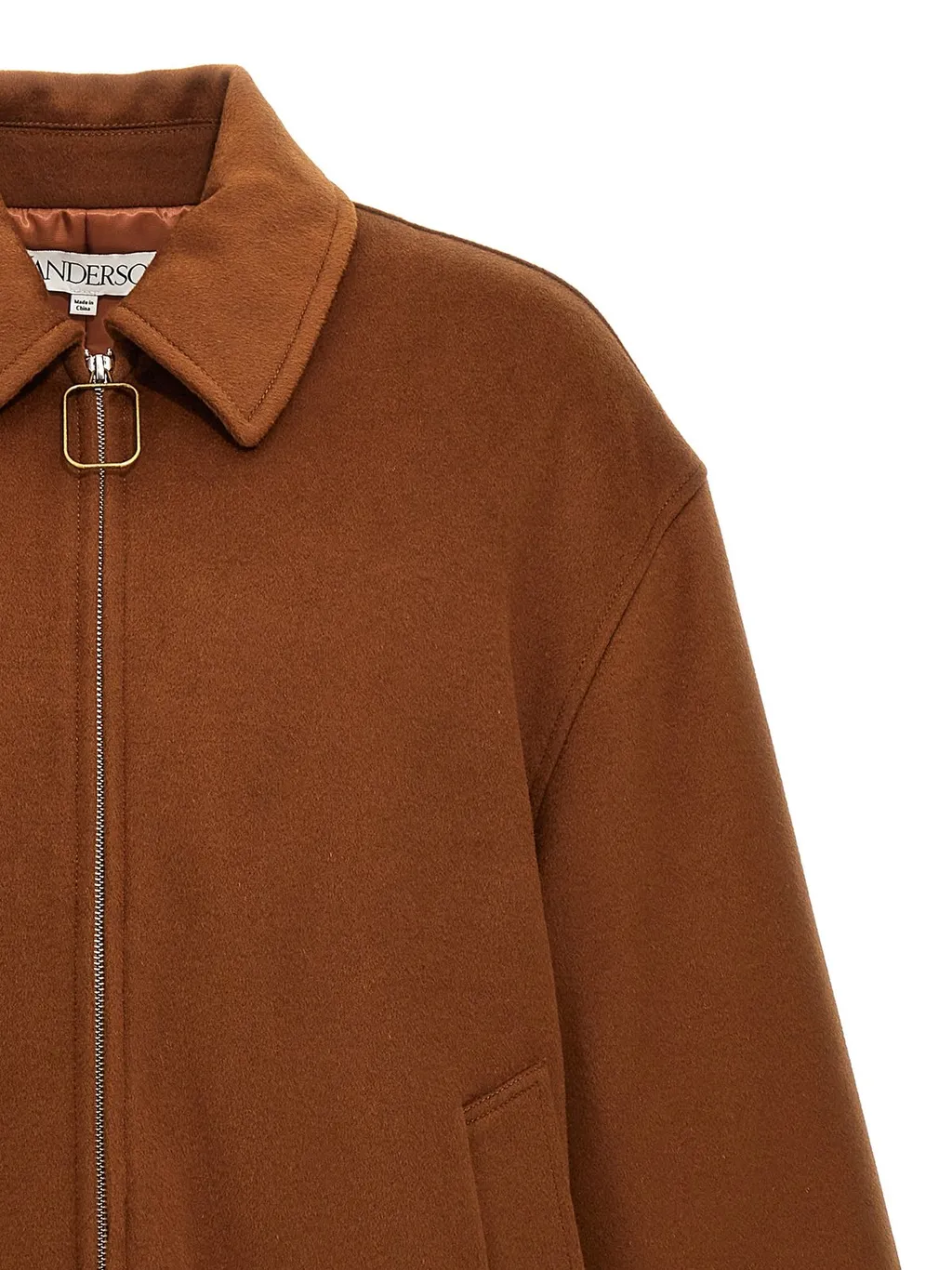 Jw Anderson Dropped Shoulder Zipped Short Coat