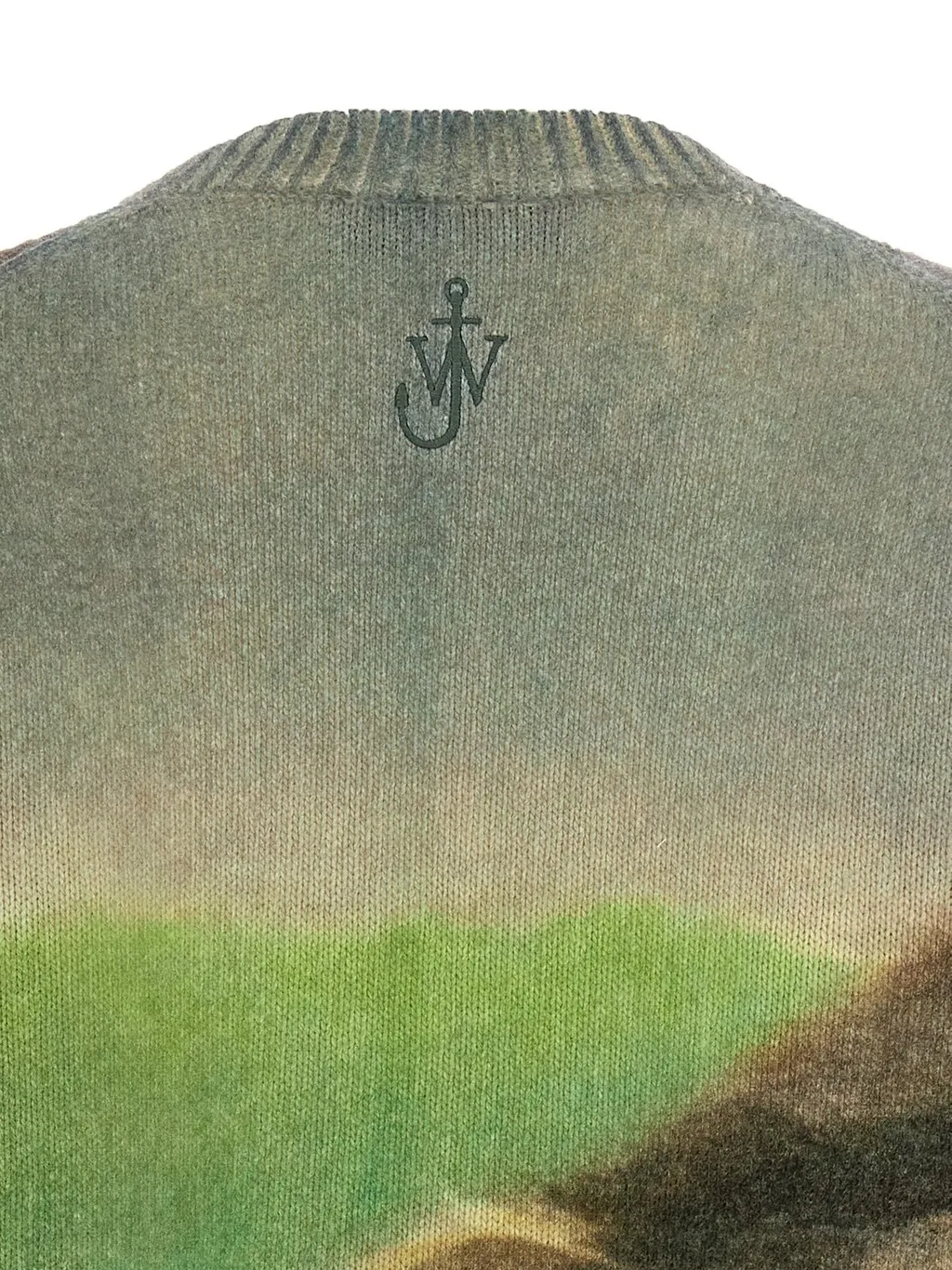 Jw Anderson Cat Printed Knitted Jumper