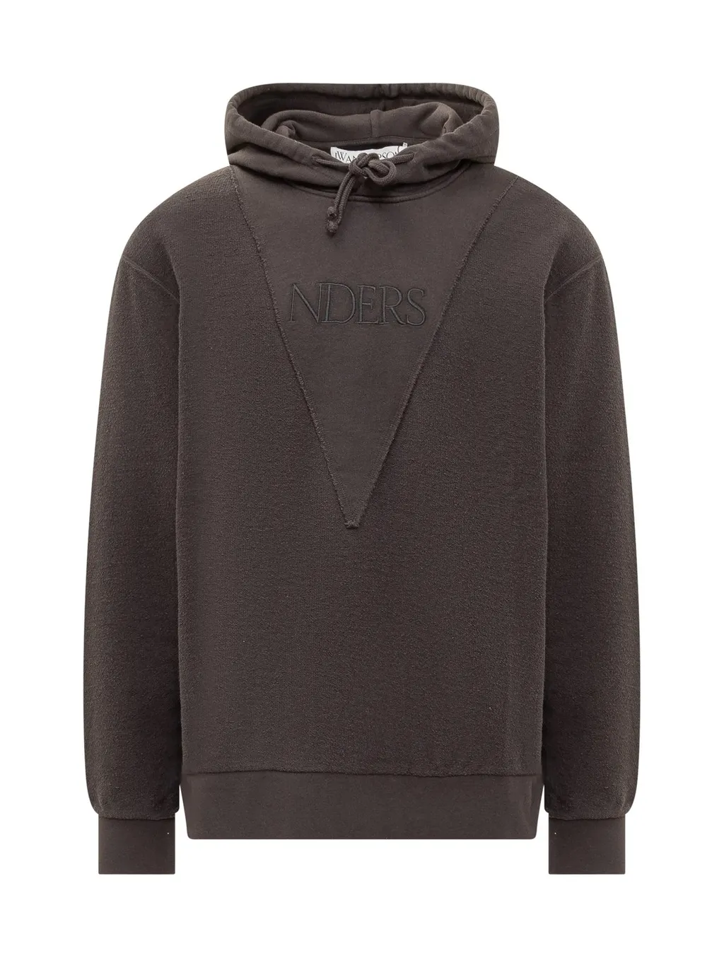 Jw Anderson Logo Embroidered Drawstring Hoodie