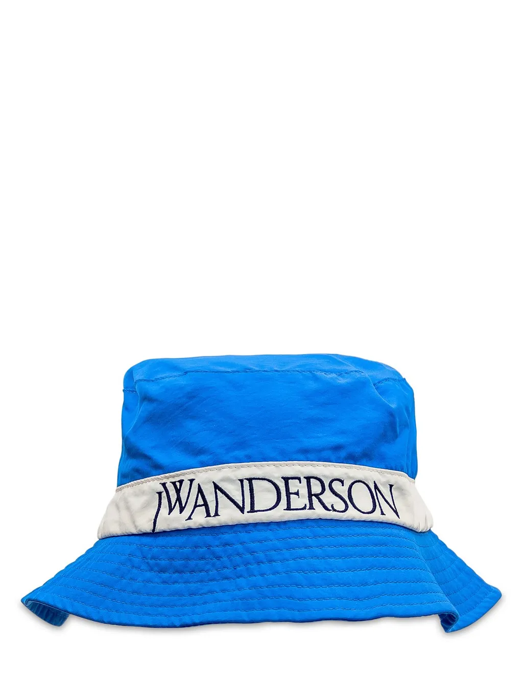 Jw Anderson Logo Embroidered Wide Brim Bucket Hat