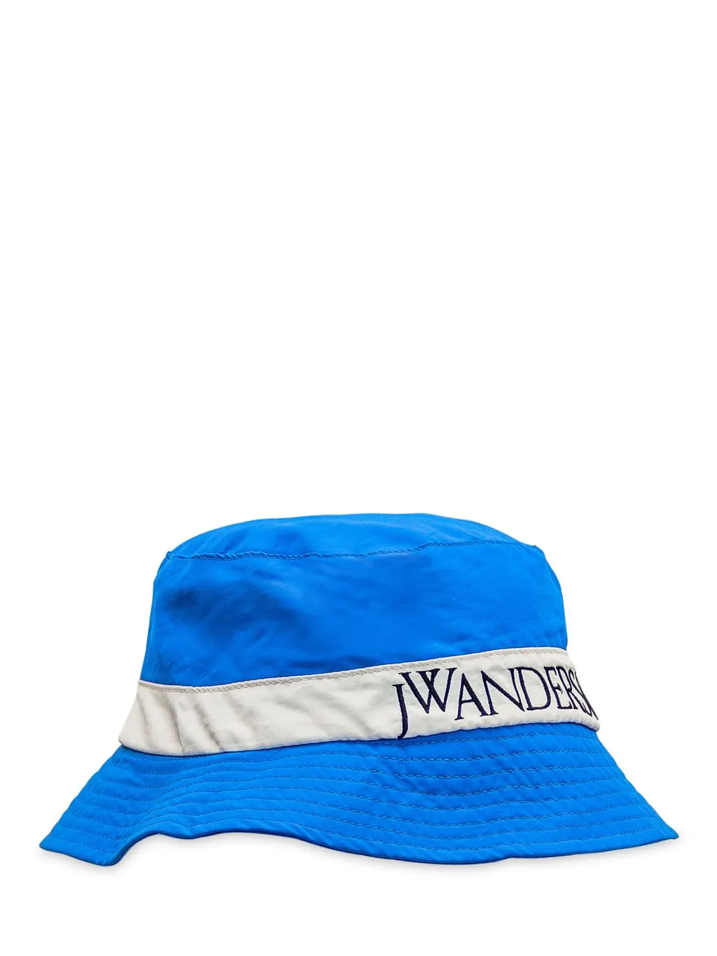 Jw Anderson Logo Embroidered Wide Brim Bucket Hat