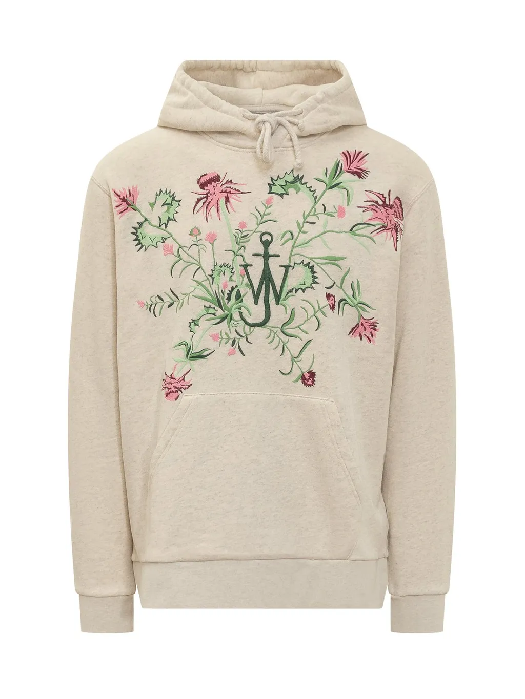 Jw Anderson X Pol Anglada Logo Embroidered Drawstring Hoodie