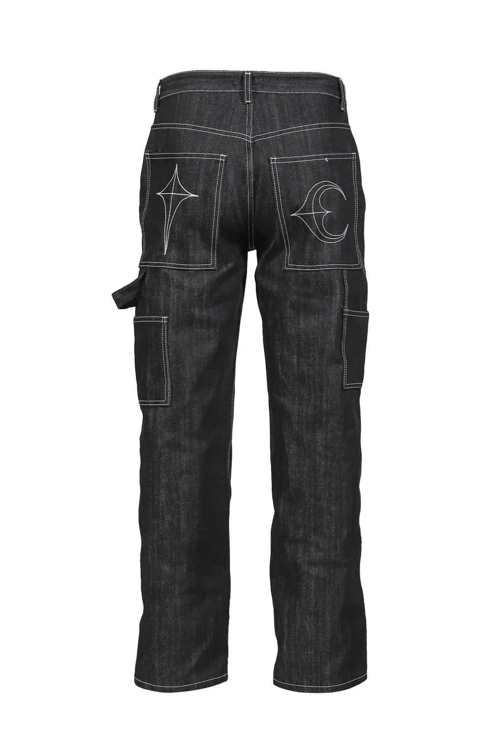 Angels Studded Work Pants / Blk