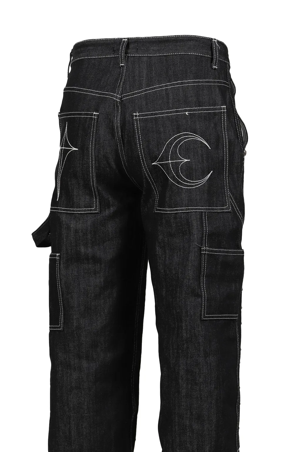 Angels Studded Work Pants / Blk