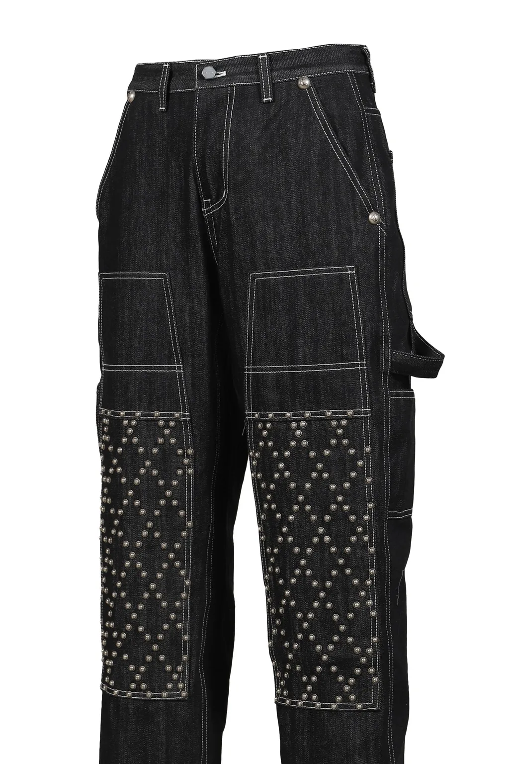 Angels Studded Work Pants / Blk