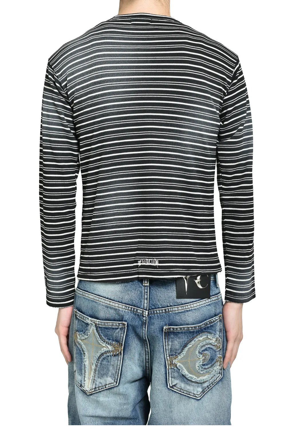 Tc Striped Long Sleeve / Black