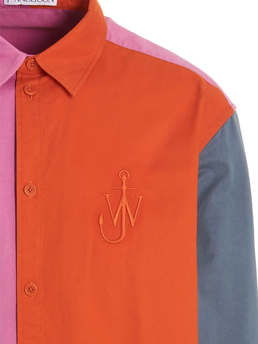 Jw Anderson Color-Block Long Sleeved Shirt