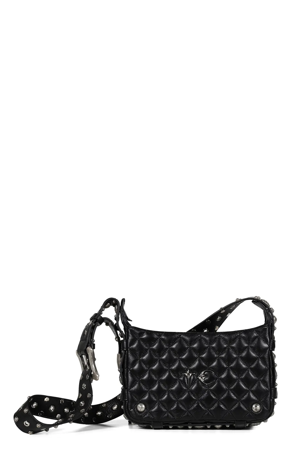 Angels Quilted Belt Bag / Black