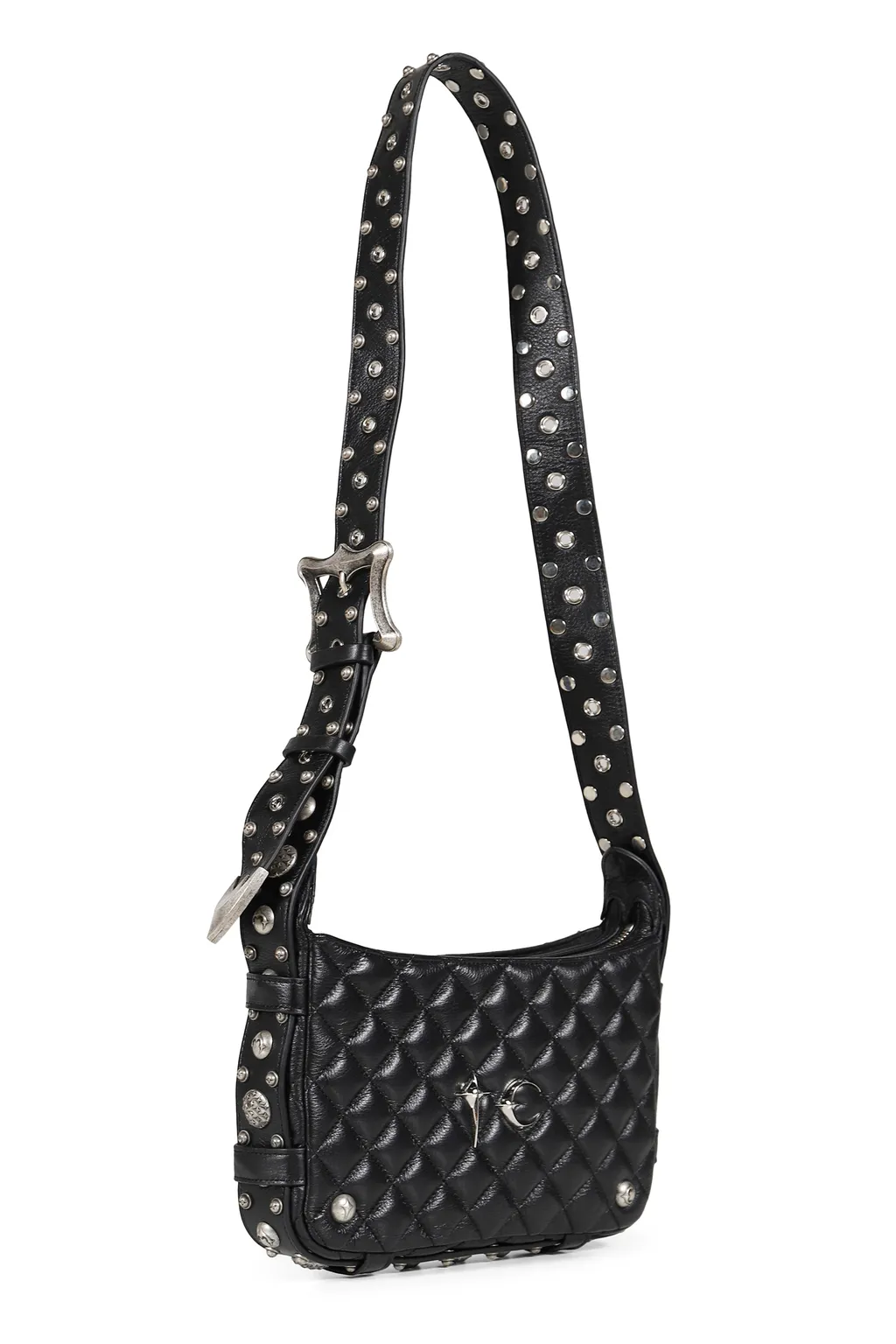 Angels Quilted Belt Bag / Black