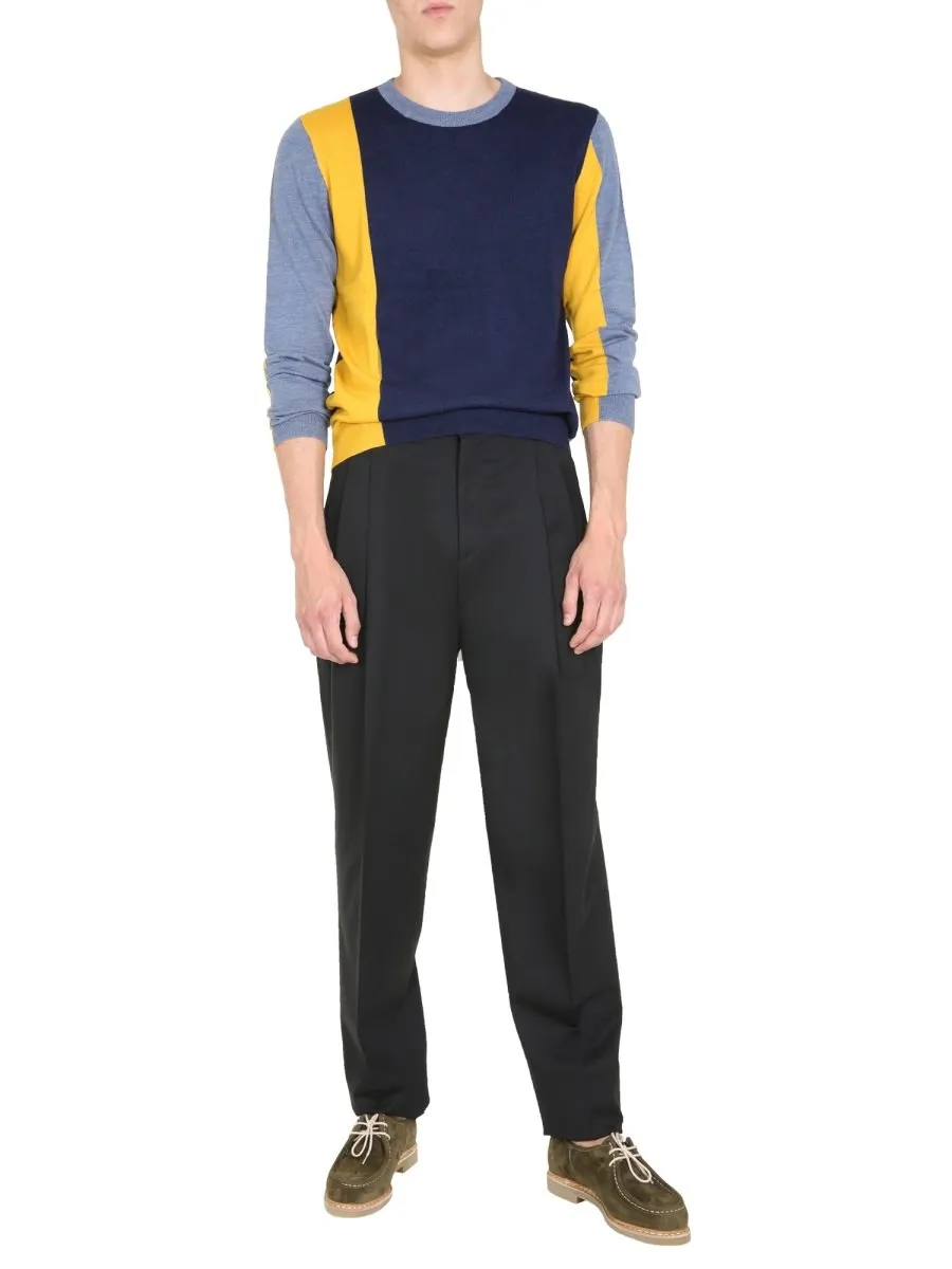 Jw Anderson Colour Block Crewneck Sweater