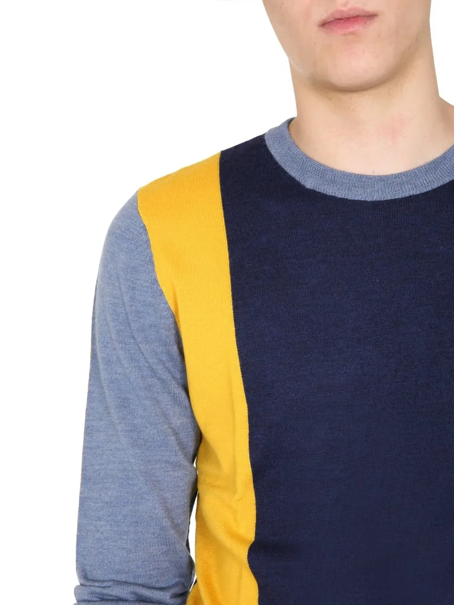 Jw Anderson Colour Block Crewneck Sweater