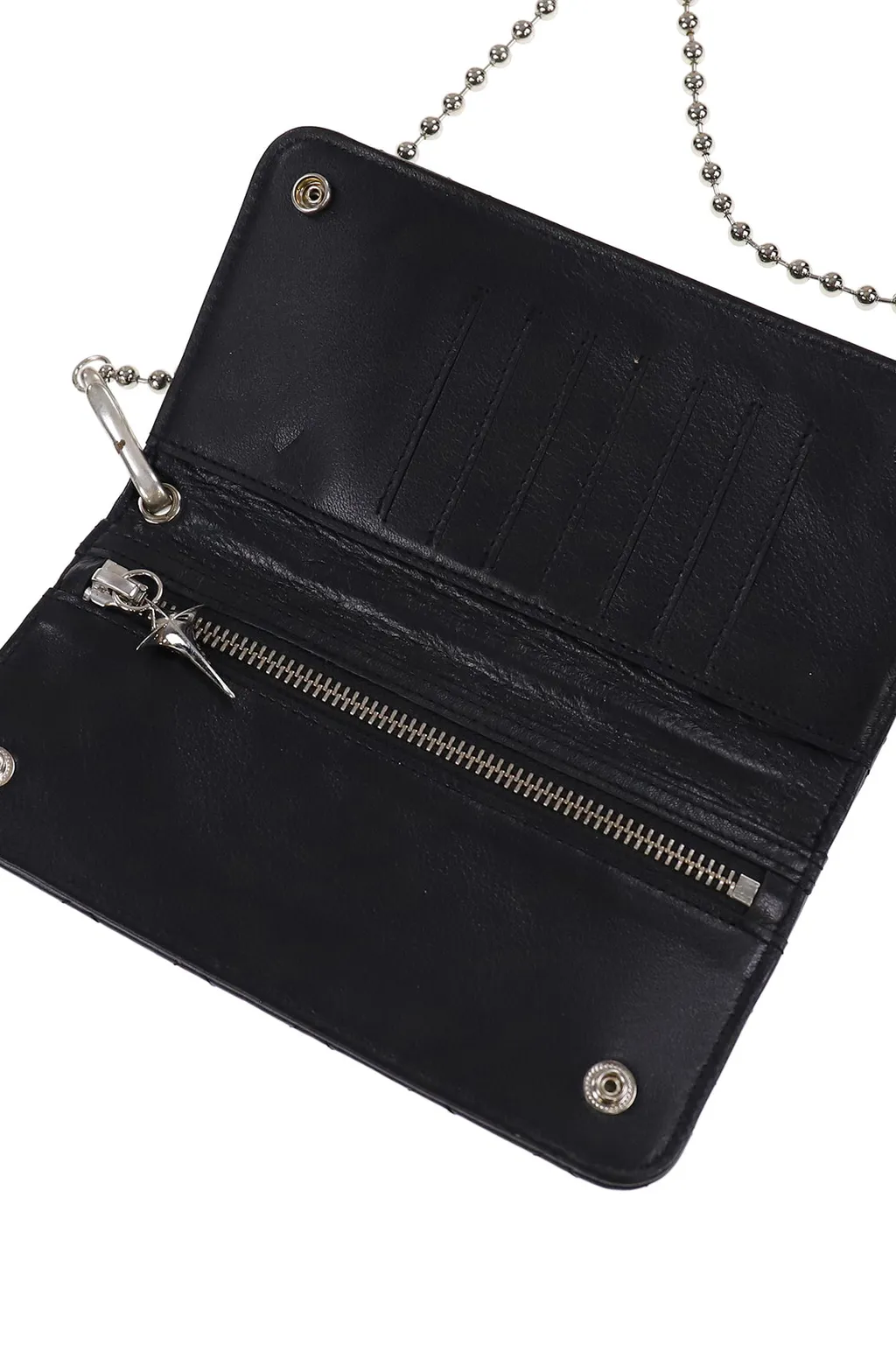 Chopper Quilted Long Wallet / Blk